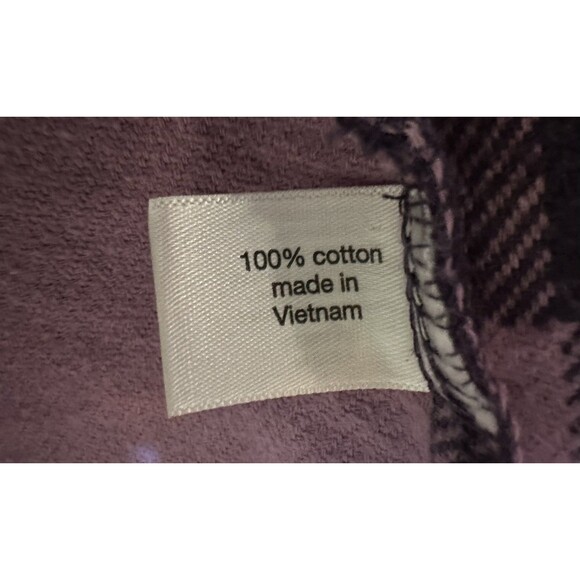 Lane Bryant Purple Plaid Flannel Shirt Jacket Women’s Plus 18/20 - Picture 5 of 9